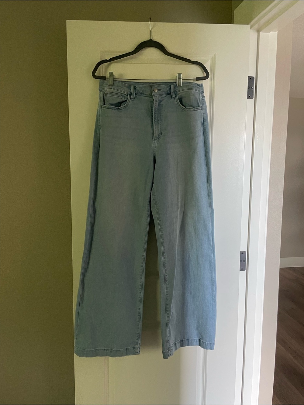 Joe's Jeans Pale Blue Wide-Leg Denim